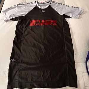 Gracie Barra Black and White Men's Short Sleeve Tee